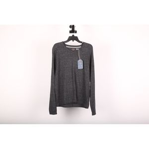NWT Weatherproof Mens Gray Long Sleeve V-Neck Pullover Sweater Size Medium